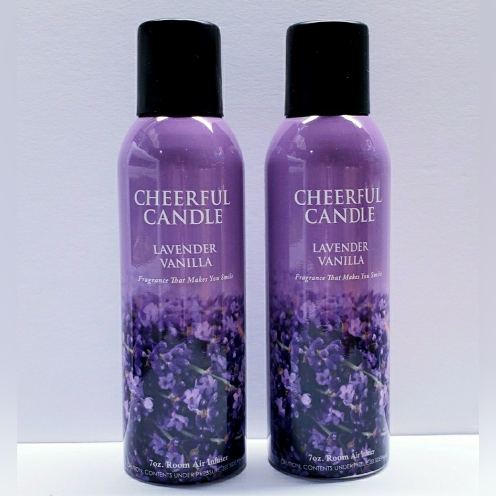 A Cheerful Giver LAVENDER VANILLA Room Air Infuser, 7 oz (2 pcs)